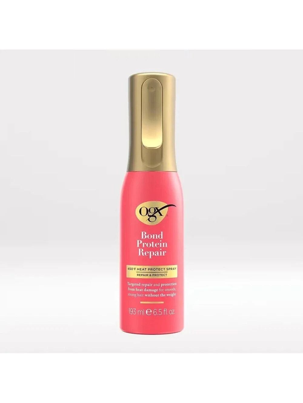 OGX Bond Protein Repair450 F Heat Protect Spray for Damaged Hair 2pack